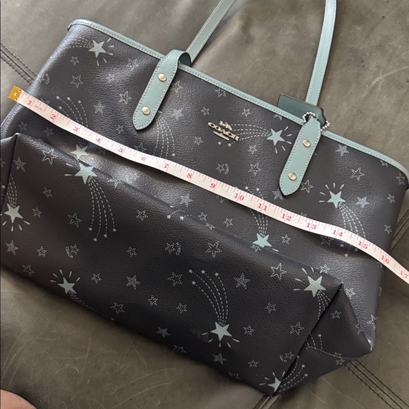 Coach Shooting Star City Tote Shoulder Bag Blue - Picture 7 of 7